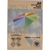 Набір паперу коль. А4 80 г/м (100арк.) паст. SPECTRA COLOR-Peach 150 (персик)