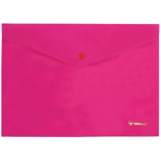 Папка з кнопкою NORMA А4 160мкн ''Neon', рожев., 5106-12N