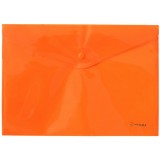 Папка з кнопкою NORMA А4 160мкн ''Neon', помаранч., 5106-02N