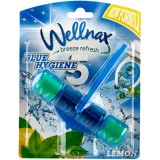 Туалетний блок для унітазу Wellnax -Синя вода  Лимон  BLK-989, 50 гр.