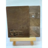 Обкл. на ID AUTO Documents шкіра 140х95 шоколад