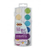 Акварель PASTEL, 12 кол., без/п, пласт./кор., KIDS Line ZB.6592