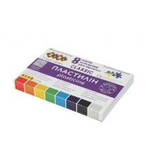 Пластилін CLASSIC 8 кольорів, 160г, KIDS Line ZB.6231 Пластилін CLASSIC 8 кольорів, 160г, KIDS Line ZB.6231