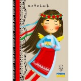 Блокнот, 60г, 7БЦ, 105х165мм, 64 арк, клітинка, Матова ламінація 22286
