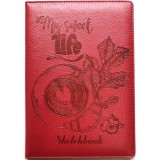 Скетчбук  100г, N9306, Кожзам, А5, 64 аркуші, чисті аркуші