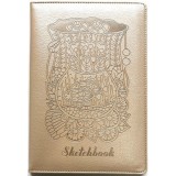 Скетчбук  100г, N9307, Кожзам, А5, 64 аркуші, чисті аркуші