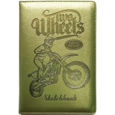 Скетчбук  100г, N9309, Кожзам, А5, 64 аркуші, чисті аркуші