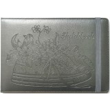 Скетчбук  100г, N9312, Кожзам, А5, на резинці 64 аркуші, чисті аркуші