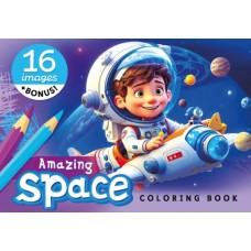 Розмальовка А5 148х210 мм 8 арк офсет 80г/м2 скоба диз.Space