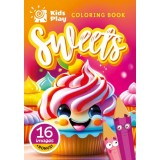 Розмальовка А5 148х210 мм 8 арк офсет 80г/м2 скоба диз.Sweets