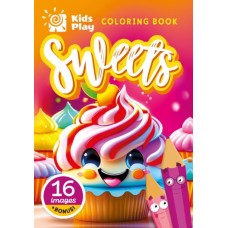 Розмальовка А5 148х210 мм 8 арк офсет 80г/м2 скоба диз.Sweets