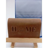 Кардхолдер '' HOME '' 6 карт шкіра 140х95 коричневий