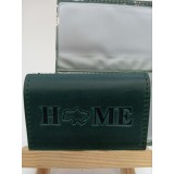 Кардхолдер '' HOME '' 6 карт шкіра 140х95 бірюзовий