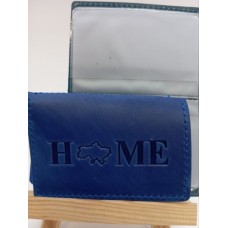 Кардхолдер '' HOME '' 6 карт шкіра 140х95 синій Кардхолдер '' HOME '' 6 карт шкіра 140х95 синій