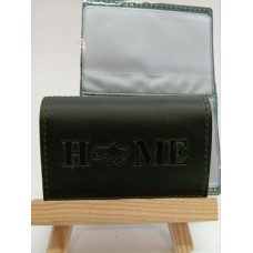 Кардхолдер '' HOME '' 6 карт шкіра 140х95 т.зелений Кардхолдер '' HOME '' 6 карт шкіра 140х95 т.зелений