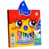 Фломастери карт.уп 12 кол. MARCO Super Washable, 1630-12СВ