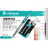 Ручка масляна Hiper Vertu HO-700 7 км 0, 7 мм синя