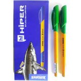 Ручка масл. Hiper Shark HO-200 0.7 мм зелена