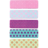Закладка паперова DOTS, 5х12х50мм, 100шт (арт.2490-01-А)