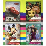 Картон кольоровий А4 ТЕТРАДА Disney 14арк/14кол ТЕ12047, 1/20 Картон кольоровий А4 ТЕТРАДА Disney 14арк/14кол ТЕ12047, 1/20