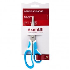 Ножиці AXENT 18 см Shell біло-блакитні 6304-02-А