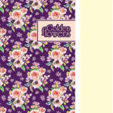 Блокнот TM Profiplan А5 ''Golden Flowers'' purple, 903603 Блокнот TM Profiplan А5 ''Golden Flowers'' purple, 903603