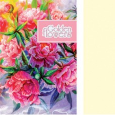 Блокнот TM Profiplan А5 ''Golden Flowers'' red, 903610