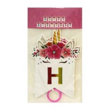Розтяжка ''Happy Birthday'' Одноріг НВ-1079