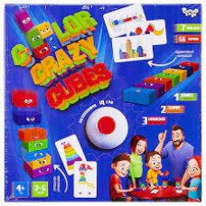 Гра настільна МАЛА ''Color Crazy Cubes'' укр. CCC-02-01U Гра настільна МАЛА ''Color Crazy Cubes'' укр. CCC-02-01U