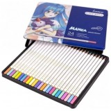 Олівці кольорові MARCO Chroma (Manga) 8550/24TN пастельні кол