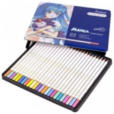Олівці кольорові MARCO Chroma (Manga) 8550/24TN пастельні кол Олівці кольорові MARCO Chroma (Manga) 8550/24TN пастельні кол