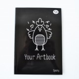 Блокнот TM Profiplan B6 40арк ''Artbook ''Spoony'' chiken кольорсторінки 902750