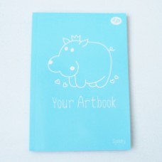 Блокнот TM Profiplan B6 40арк ''Artbook ''Spoony'' hippo кольорсторінки 902781