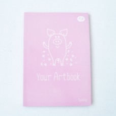 Блокнот TM Profiplan B6 40арк ''Artbook ''Spoony'' pig кольорсторінки 902798