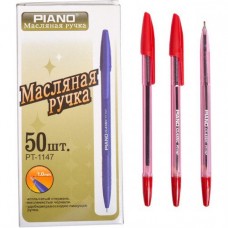 Ручка масл. Piano РТ-1147 червона Ручка масл. Piano РТ-1147 червона