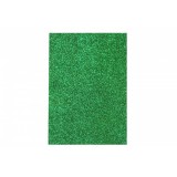 7946 Фоаміран з глитером, EVA 2мм, 20*30см, ЗЕЛЕНИЙ