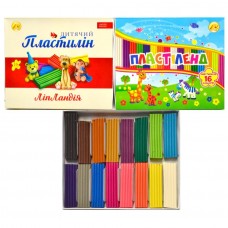 Пластилін 16 кол. 320 гр. ТЕТРАДА ''ЛІПЛАНДІЯ/ПЛАСТІЛЕНД'' 461339/461372 Пластилін 16 кол. 320 гр. ТЕТРАДА ''ЛІПЛАНДІЯ/ПЛАСТІЛЕНД'' 461339/461372