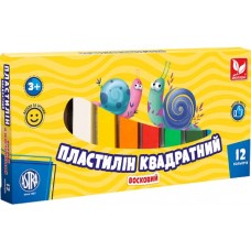 Пластилін Школярик квадратний восковий 10кол 303115006-UA Пластилін Школярик квадратний восковий 10кол 303115006-UA