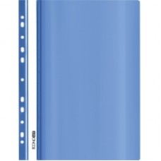 Папка-швидкозшивач А4 Economix з перф. глянець синя Е31510-02