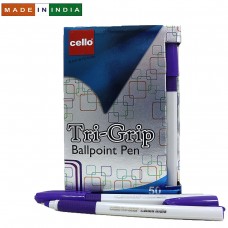 Ручка кулькова Cello Trigrip 1, 0мм фіолетова