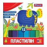Пластилін 1Вересня, 12 кол., 240г ''Zoo Land''