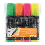 Маркер Highlighter D2501, 1-5 мм клиноп., набір з 4-х кол. D2501-40 Маркер Highlighter D2501, 1-5 мм клиноп., набір з 4-х кол. D2501-40
