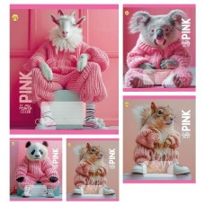 Зошит 18 арк.клітинка Тверда 51208 Pink Power, 20/400, 5к.