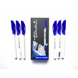 Ручка гелева Tetrada White Shark HG-811 0.6 мм синя