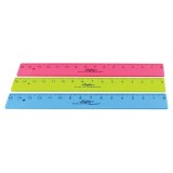 Лінійка 15 см пластикова Kum Flexi Lefty L1 для шульги асорті