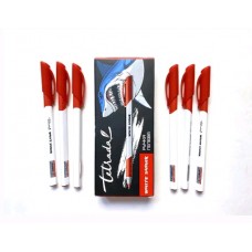 Ручка гелева Tetrada White Shark HG-811 12967 0, 6 мм червона Ручка гелева Tetrada White Shark HG-811 12967 0, 6 мм червона