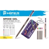 Ручка гелева Hiper Speed Gel HG-911 0.5мм 3 км зелена