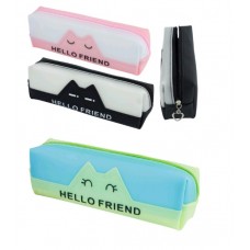 Пенал силіконовий №P1685 ''Hello friend'' 18*4*6см Пенал силіконовий №P1685 ''Hello friend'' 18*4*6см