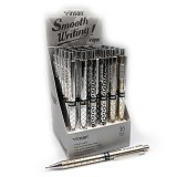 Ручка автомат масляна VINSON Smooth Writing 7031 0, 7мм синя, асорті