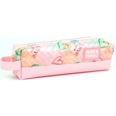 Пенал KJ3328 Pink 21x4, 5x6 рожевий